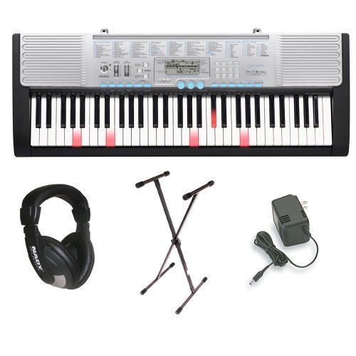 Lighted Keyboard with Headphone,Stand,AC Adaptor